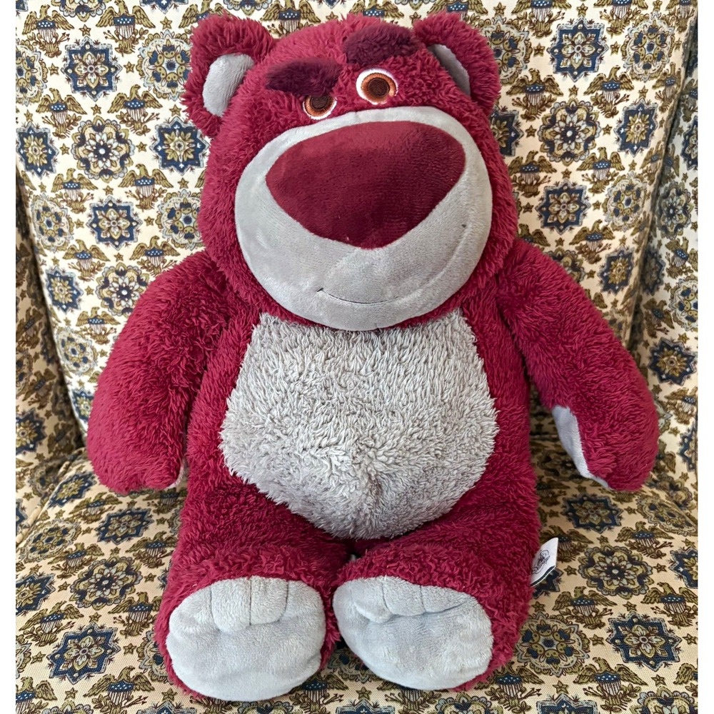 Disney Toy Story Lotso Bear Pink Plush Stuffed Animal 2012 CA25083